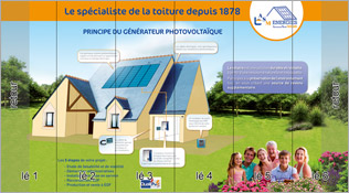 Exemple de stand parapluie